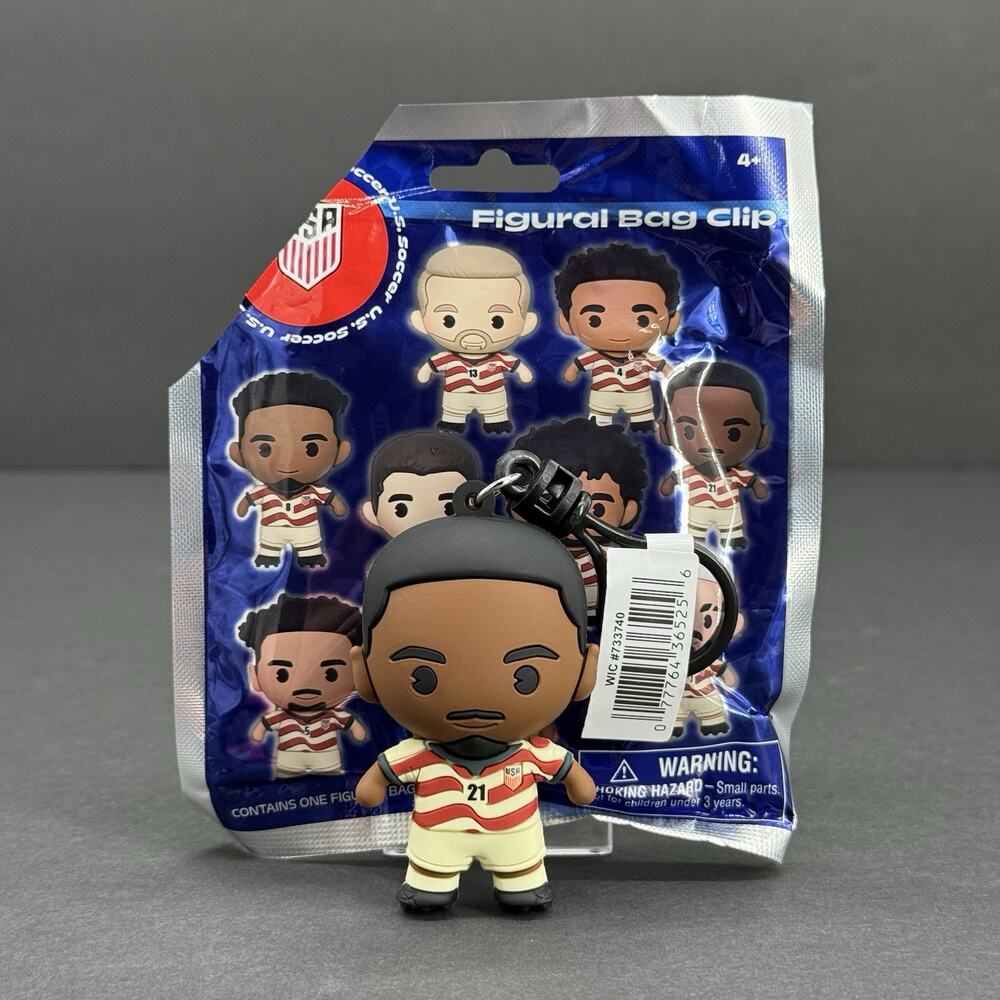 2026 Monogram US Soccer Men's National Team Tim Weah Bag Clip Keychain